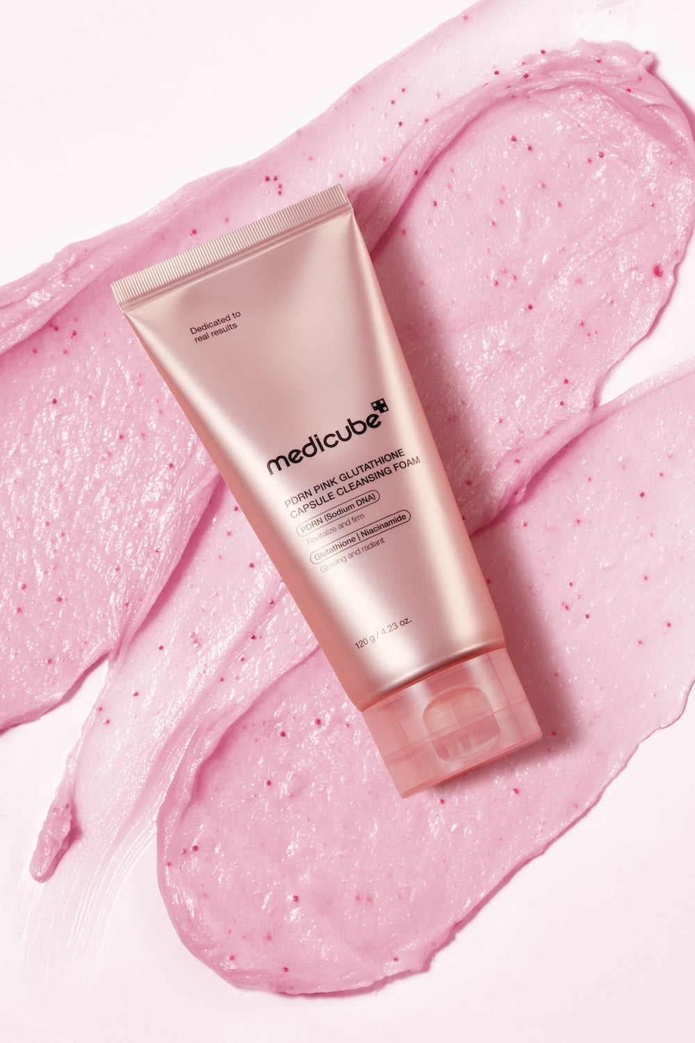 Medicube PDRN Pink Glutathione Capsule Cleansing Foam 120g