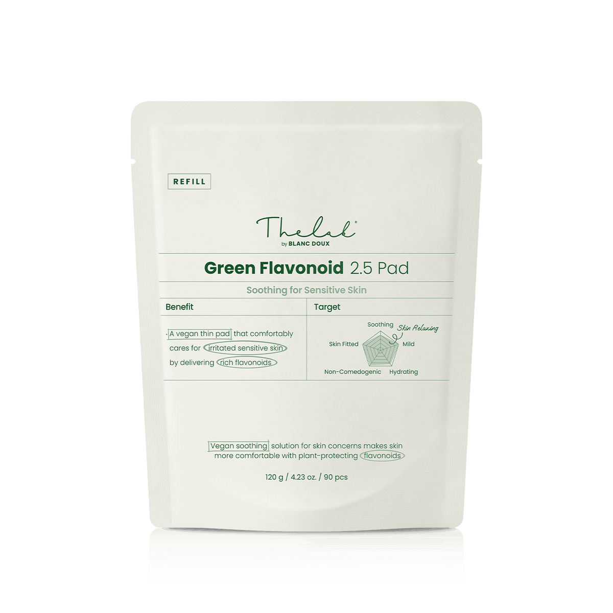 THE LAB By BLANC DOUX Green Flavonoid™ 2.5 Pad 120g (90p) REFILL