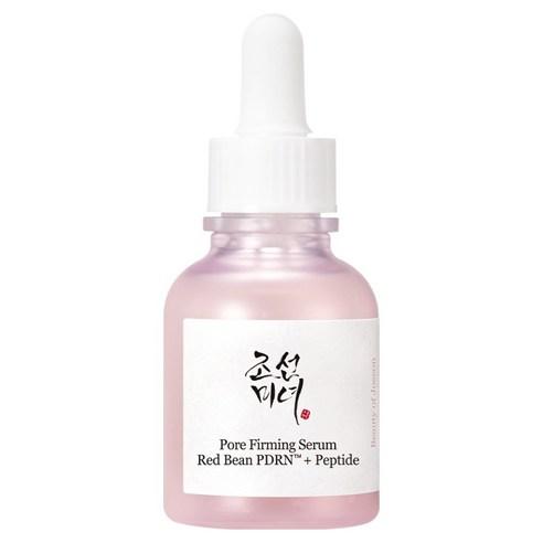 Beauty of Joseon Red Bean PDRN Peptide Pore Firming Serum in a clear glass bottle with a white dropper cap