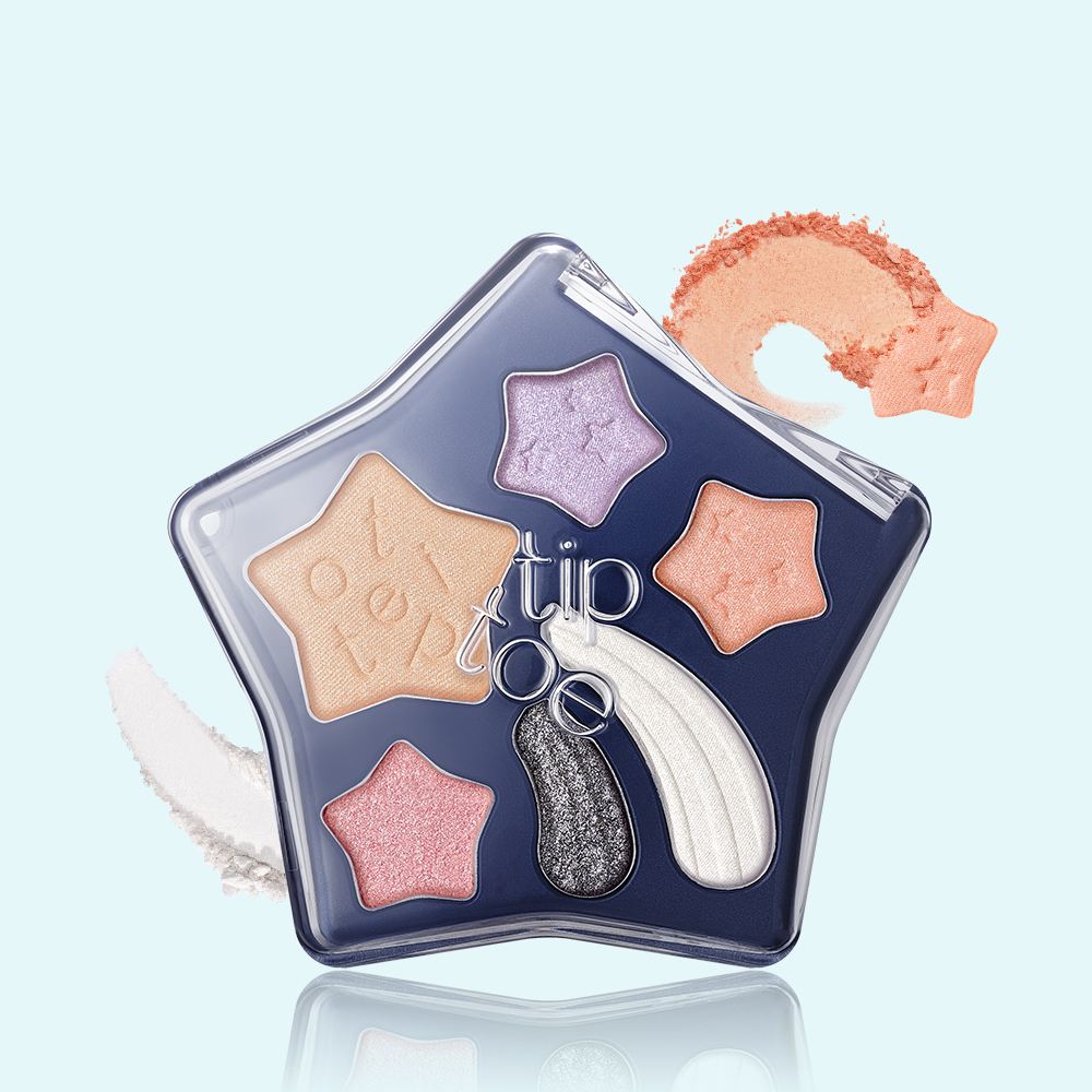 Tiptoe Wish Touch Eye Palette - 6 Colors