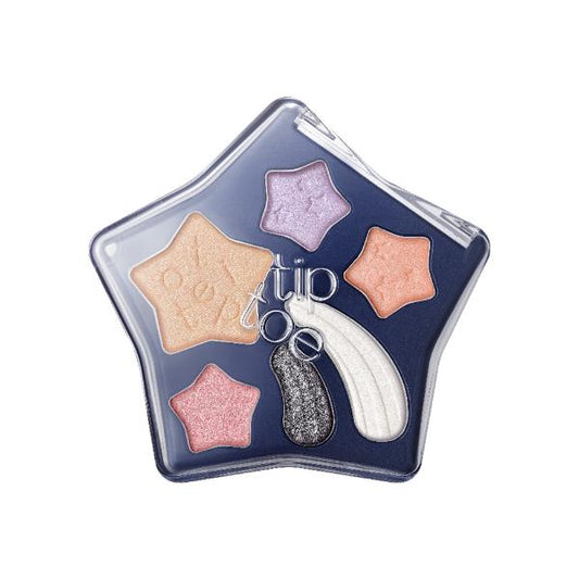 16fe21-56 Tiptoe Wish Touch Eye Palette with six neutral shades in a compact case