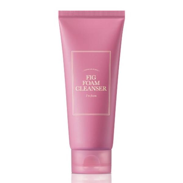 I'm From Fig Foam Cleanser in a dusty pink squeeze tube with a white cap