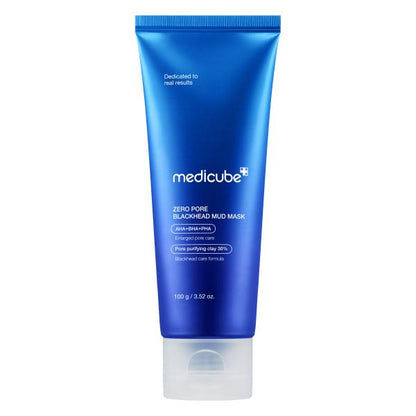 Medicube Zero Pore Blackhead Mud Mask in a 100ml gray jar