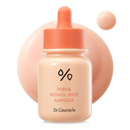 Dr.Ceuracle PDRN and Retinol Shot Ampoule in a 30ml dropper bottle