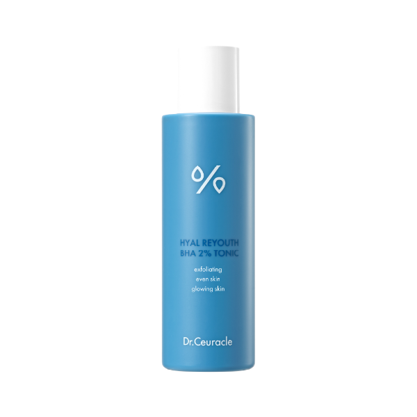 Dr.Ceuracle Hyal Reyouth BHA 2% Tonic in a blue-tinted 100ml bottle