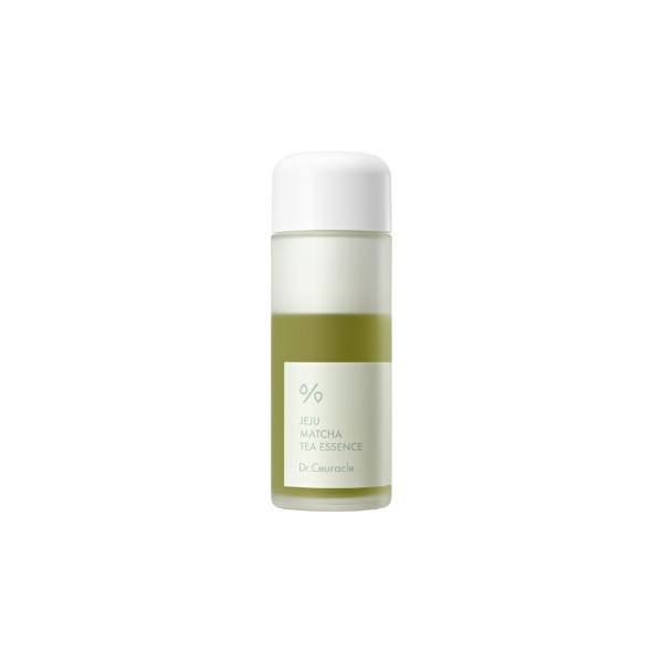 Dr.Ceuracle Jeju Matcha Tea Essence 150ml in a green glass bottle