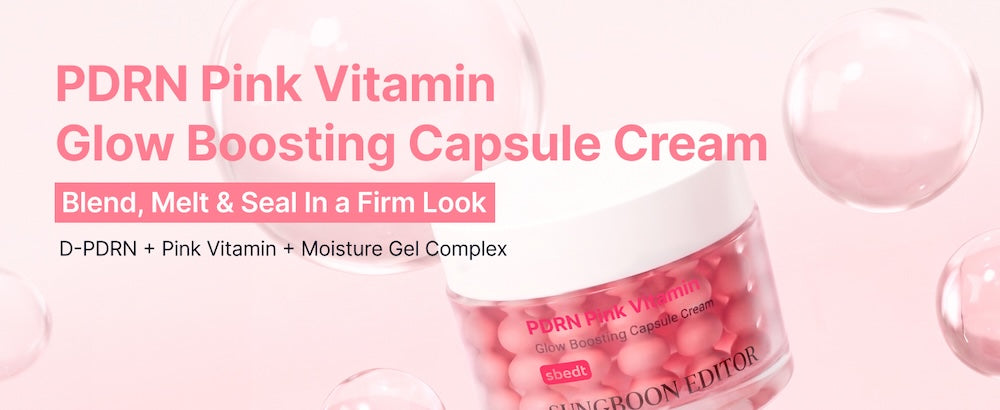 SUNGBOON EDITOR PDRN Pink Vitamin Glow Boosting Capsule Cream 55g