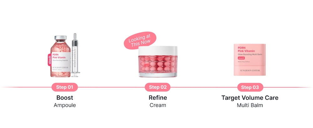 SUNGBOON EDITOR PDRN Pink Vitamin Glow Boosting Capsule Cream 55g