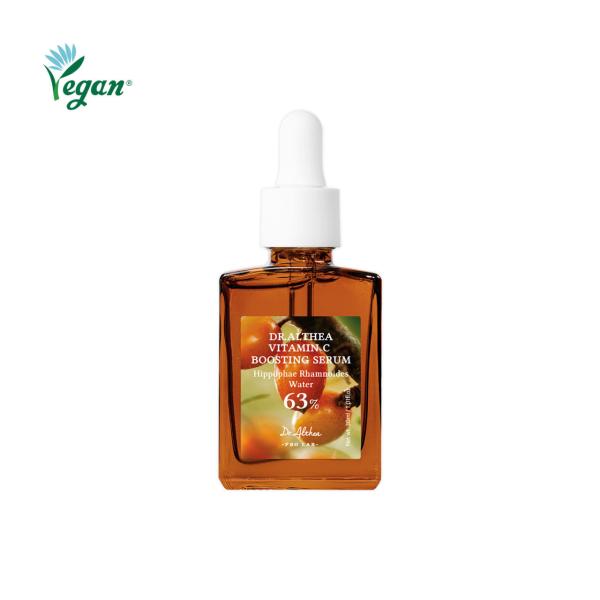 Dr.Althea Vitamin C Boosting Serum 30ml in clear glass bottle with dropper