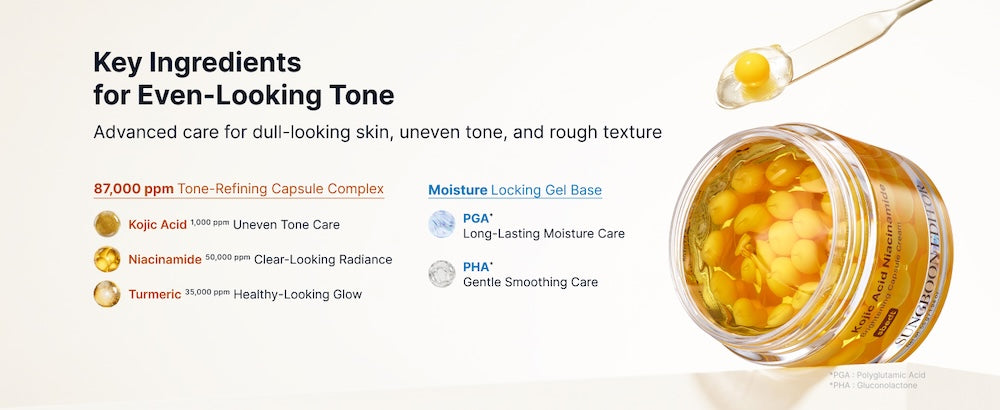 SUNGBOON EDITOR Kojic Acid Niacinamide Brightening Capsule Cream 55g