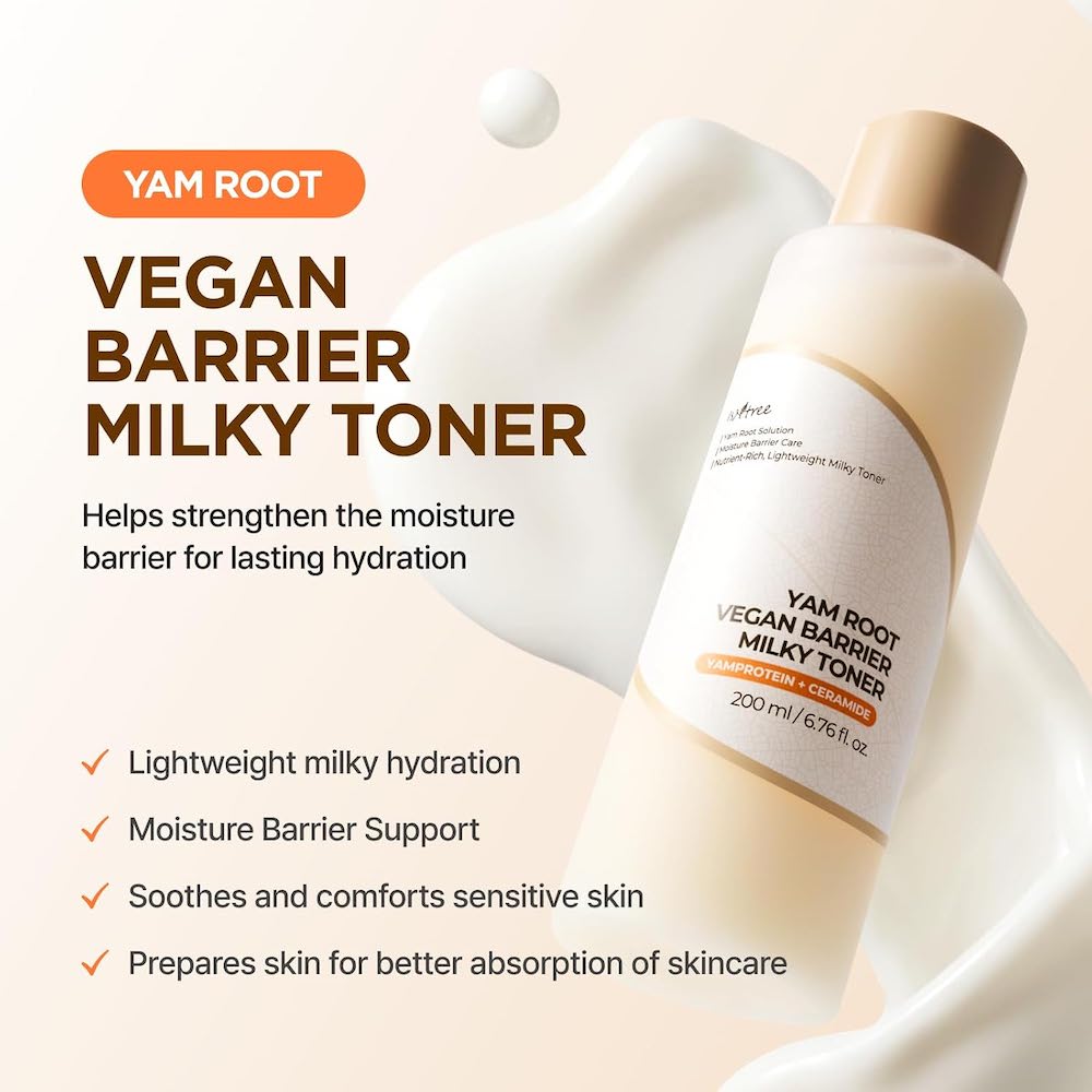 Isntree Yam Root Vegan Barrier Milk Toner 200ml