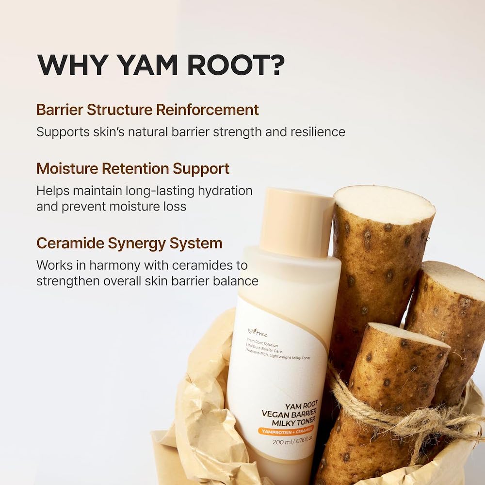 Isntree Yam Root Vegan Barrier Milk Toner 200ml