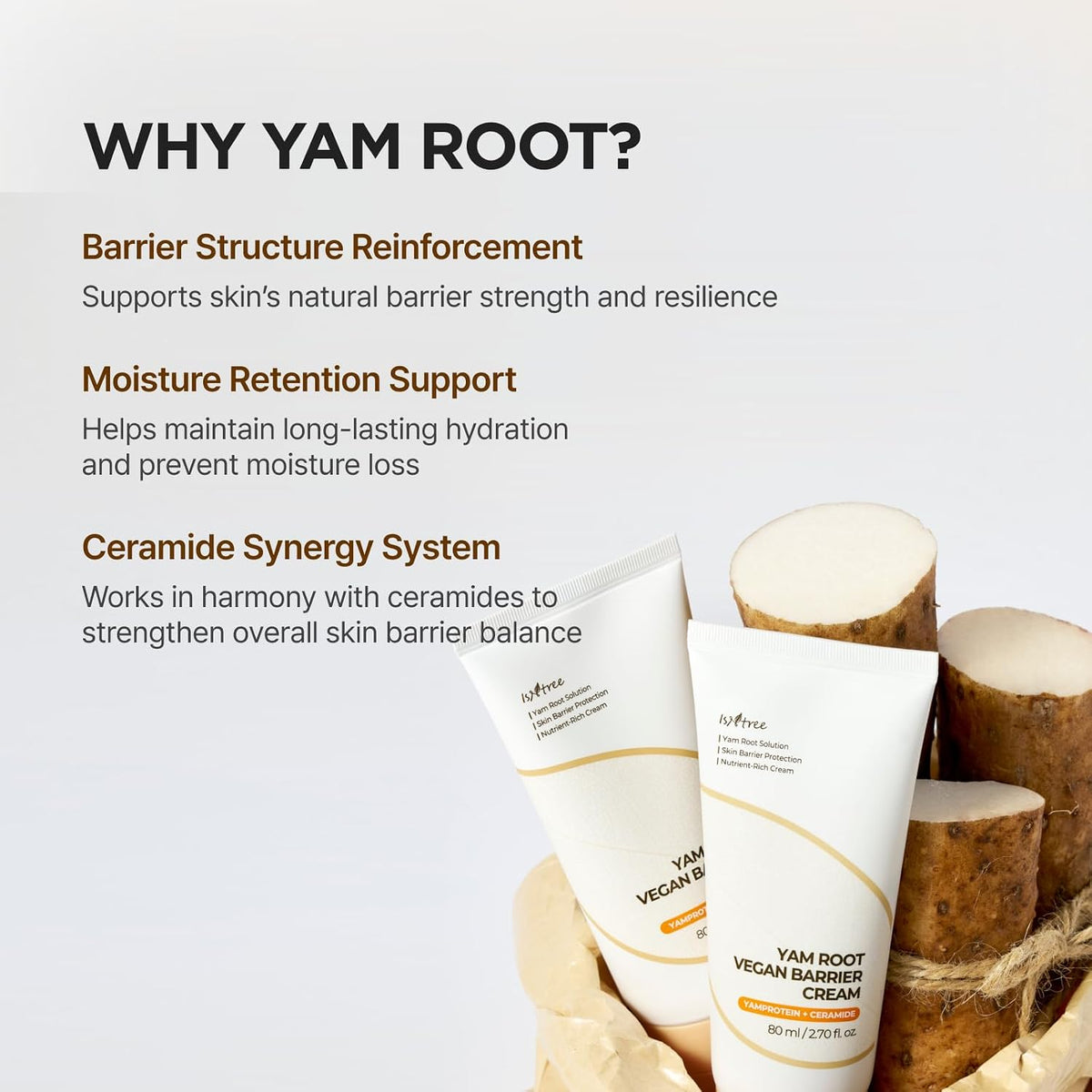 Isntree Yam Root Vegan Barrier Cream 80ml