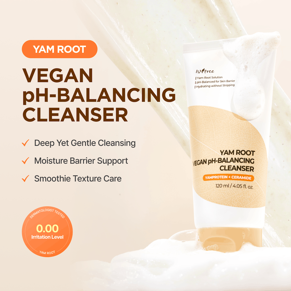 Isntree Yam Root Vegan pH-Balancing Cleanser 120ml
