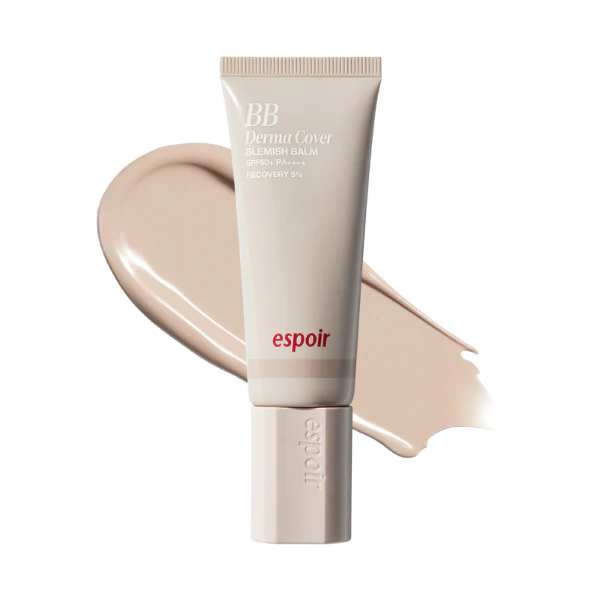 Espoir Derma Cover Blemish Balm squeeze tube in Ash Beige
