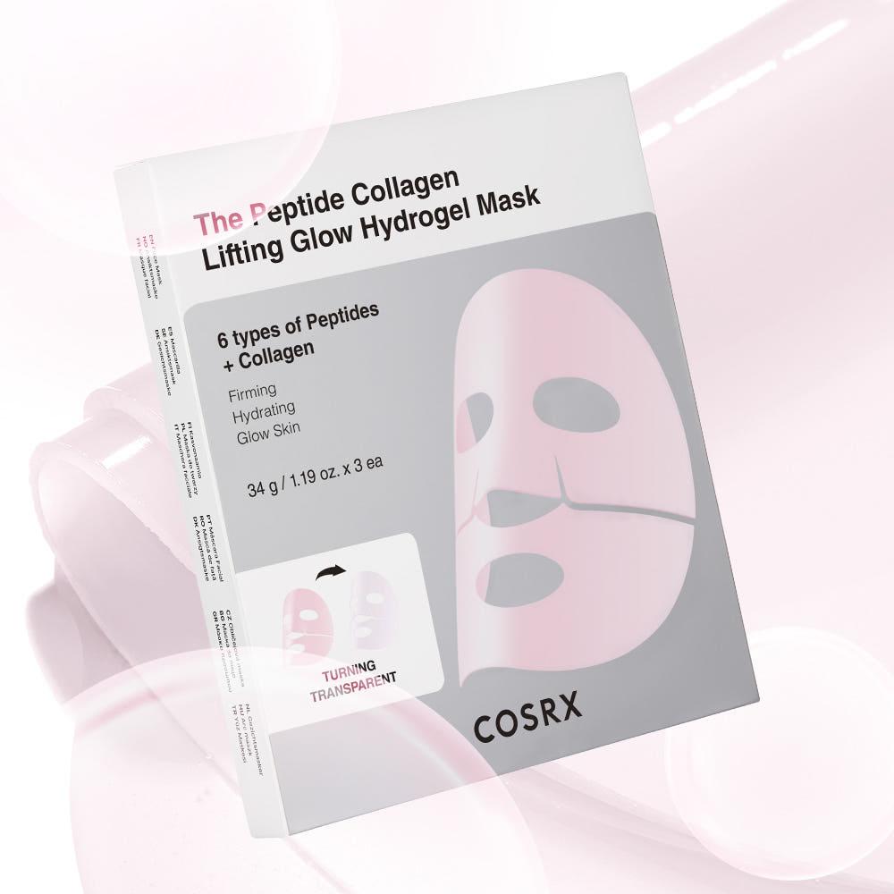 COSRX The Peptide Collagen Lifting Glow Hydrogel Mask 34g * 3ea