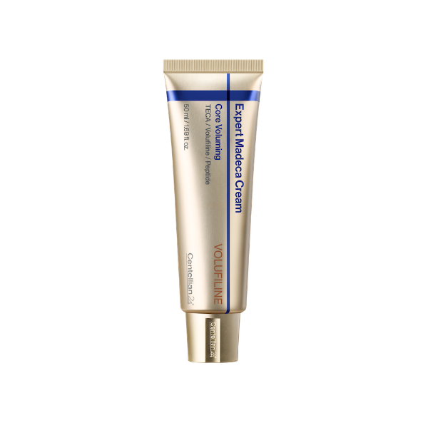 Centellian24 Expert Madeca Cream Core Voluming Volufiline in white and gold tube