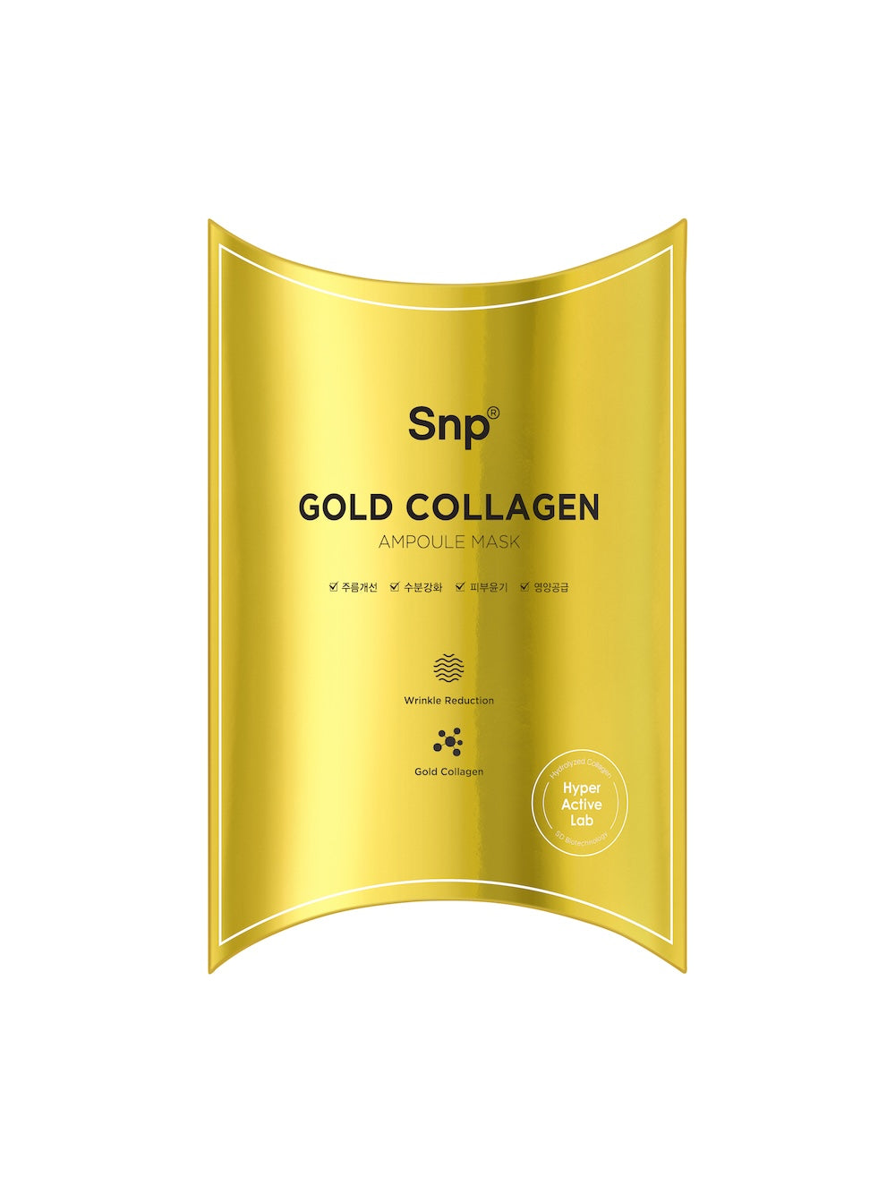 SNP 24K Gold Ampoule Sheet Mask 25ml x 10 Sheets
