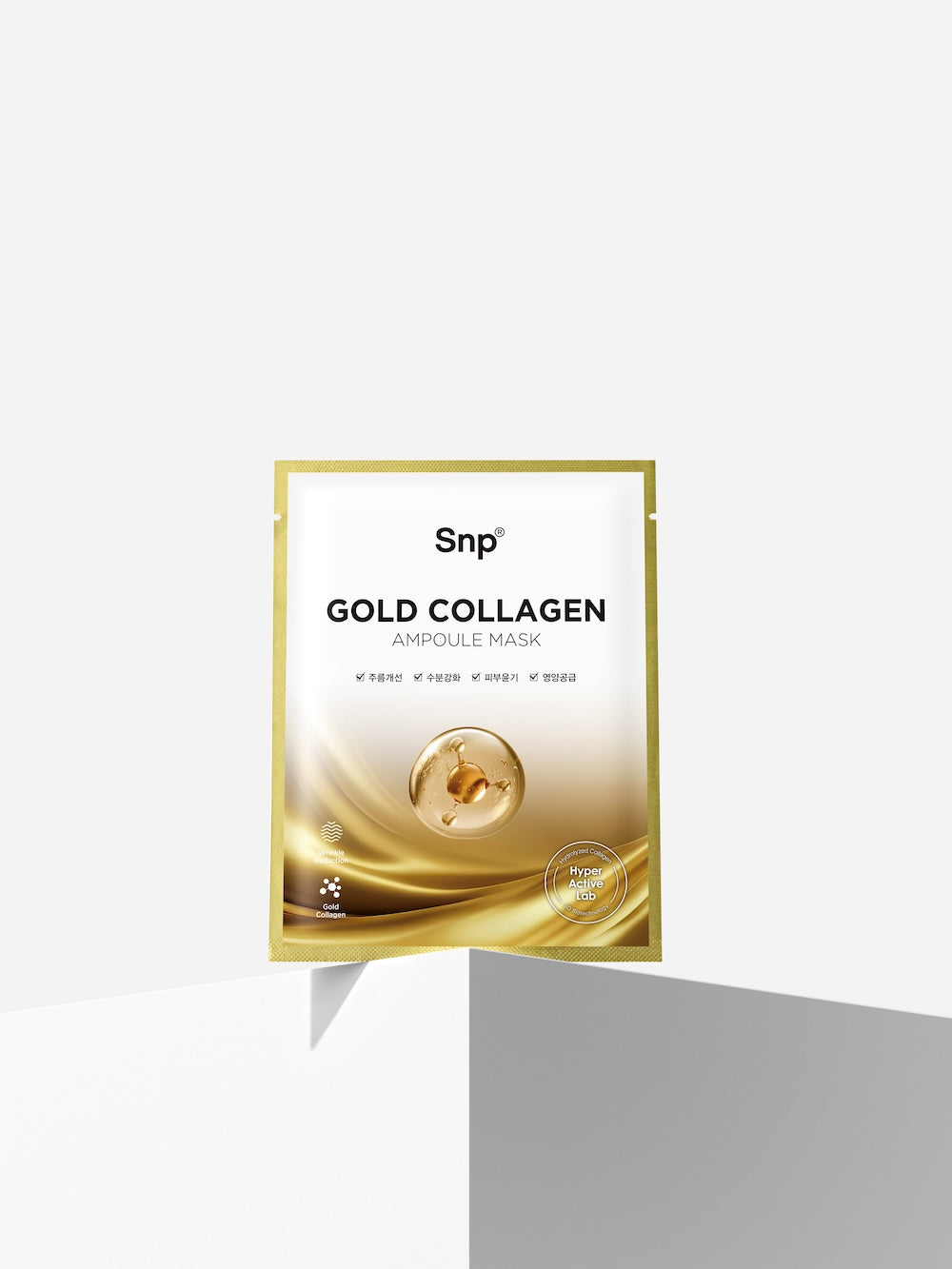 SNP 24K Gold Ampoule Sheet Mask 25ml x 10 Sheets