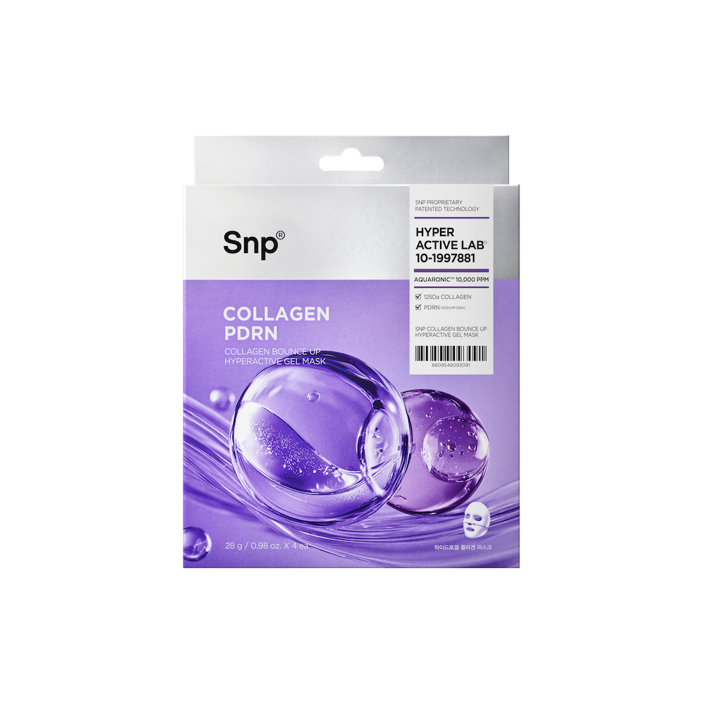 SNP Collagen Bounce Up Hyperactive Gel Mask 28g x 4ea