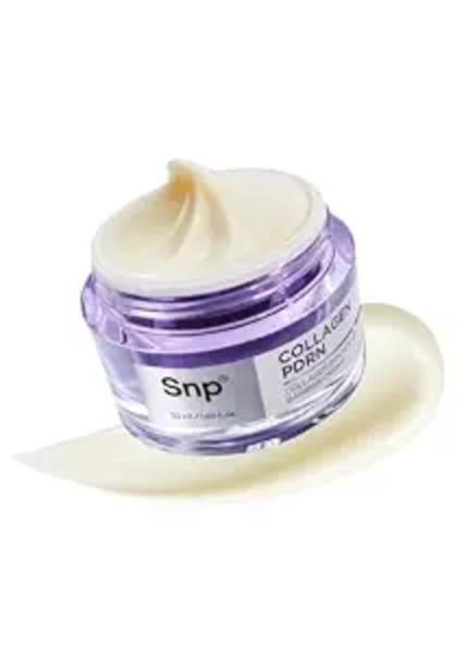 SNP Collagen Bounce Up Barrier Cream in a pink jar