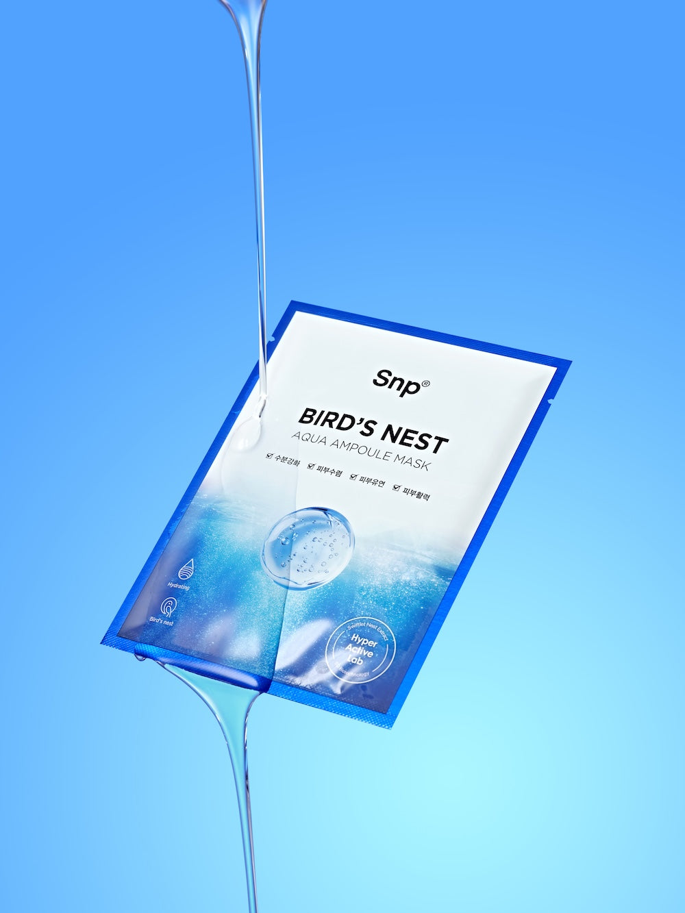 SNP Bird's Nest Aqua Ampoule Mask 25ml x 10 Sheets