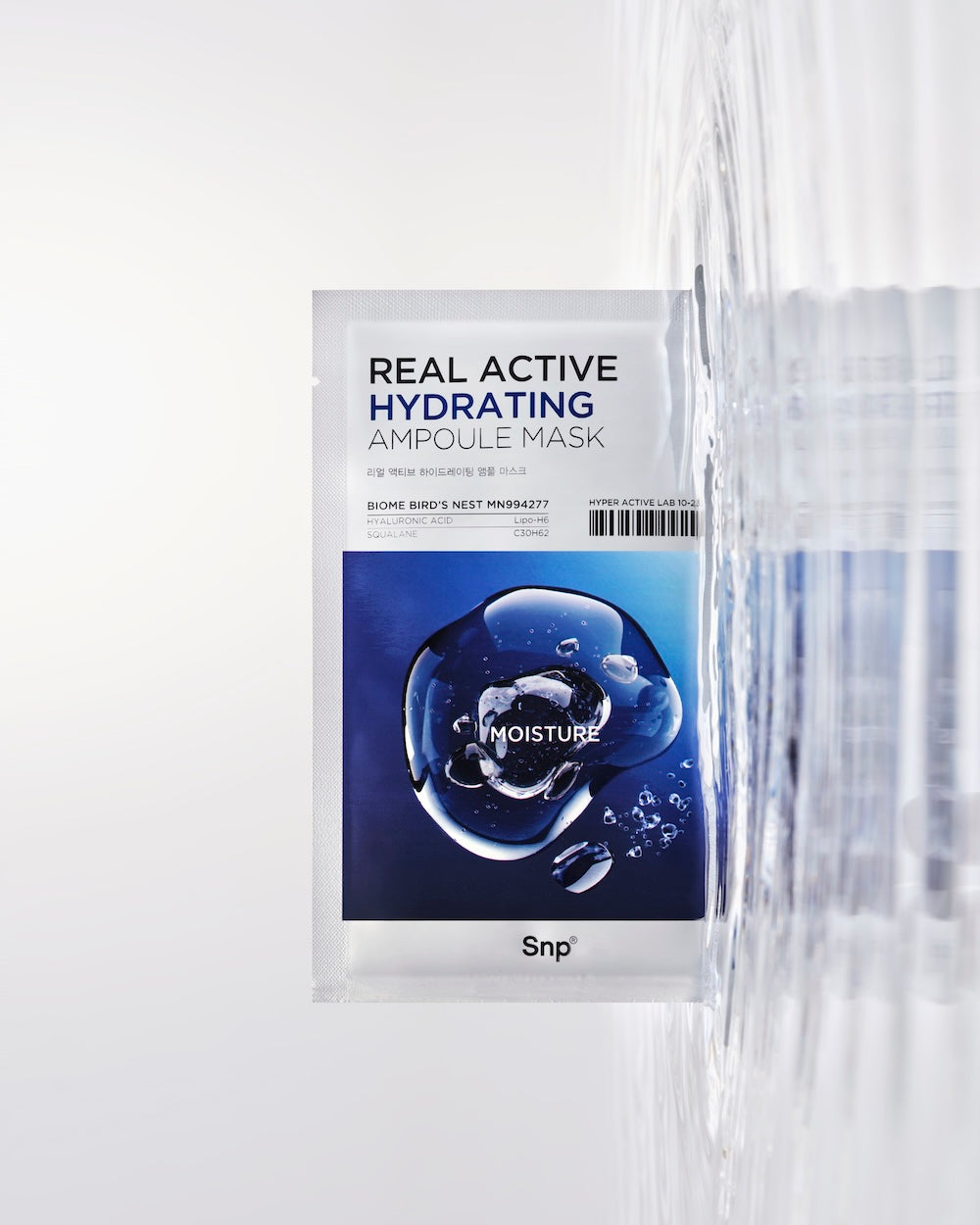 SNP Real Active Hydrating Ampoule Sheet Mask 25ml x 10 Sheets