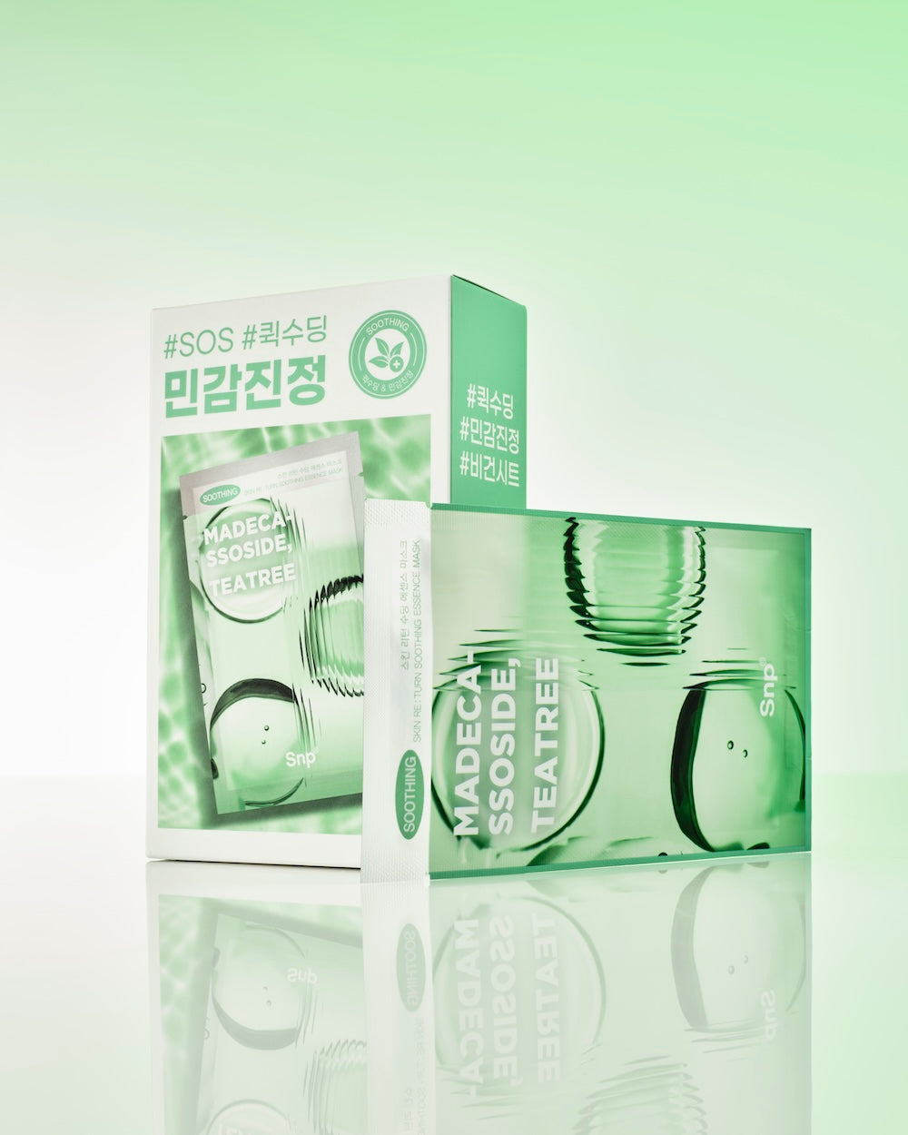 SNP Skin Return Soothing Essence Sheet Mask 25ml x 10 Sheets