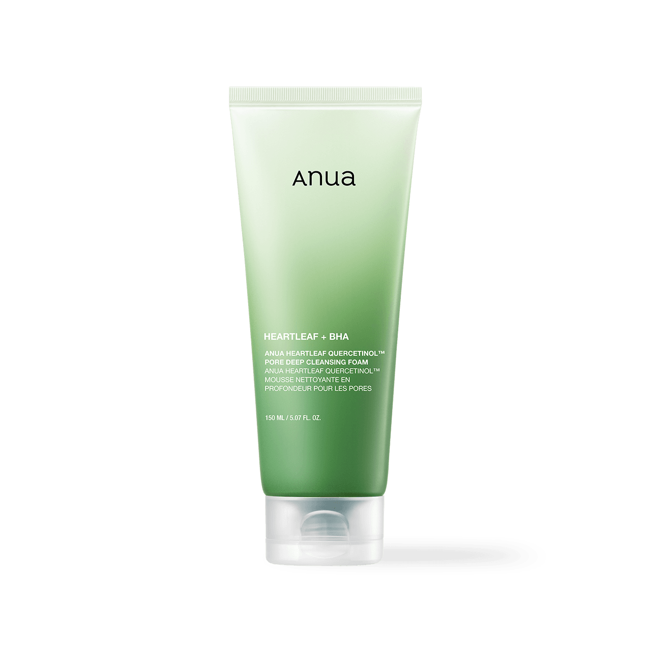 Anua HEARTLEAF QUERCETINOL PORE DEEP CLEANSING FOAM 150ML - Kbeauty.sale