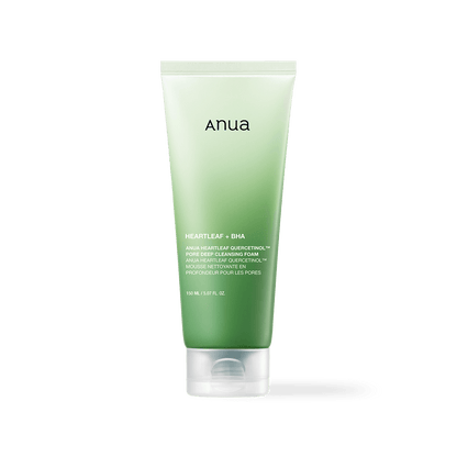 Anua HEARTLEAF QUERCETINOL PORE DEEP CLEANSING FOAM 150ML - Kbeauty.sale