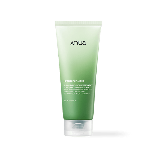 Anua HEARTLEAF QUERCETINOL PORE DEEP CLEANSING FOAM 150ML - Kbeauty.sale