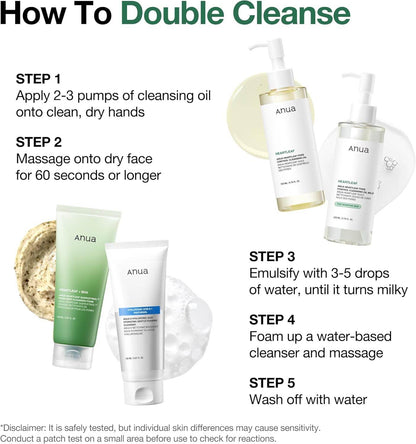 Anua HEARTLEAF PORE CONTROL CLEANSING OIL 200ml - Kbeauty.sale