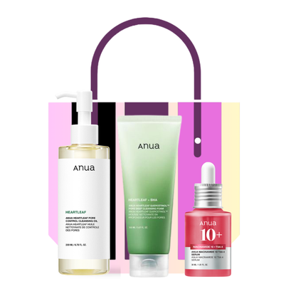 Anua 3-Step Glass Skin Beginner Kit kbeauty sale
