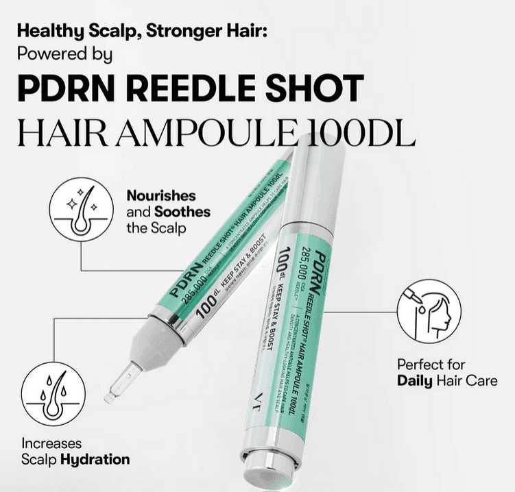 VT Cosmetics PDRN Reedle Shot Hair Ampoule 100dL - Kbeauty.sale