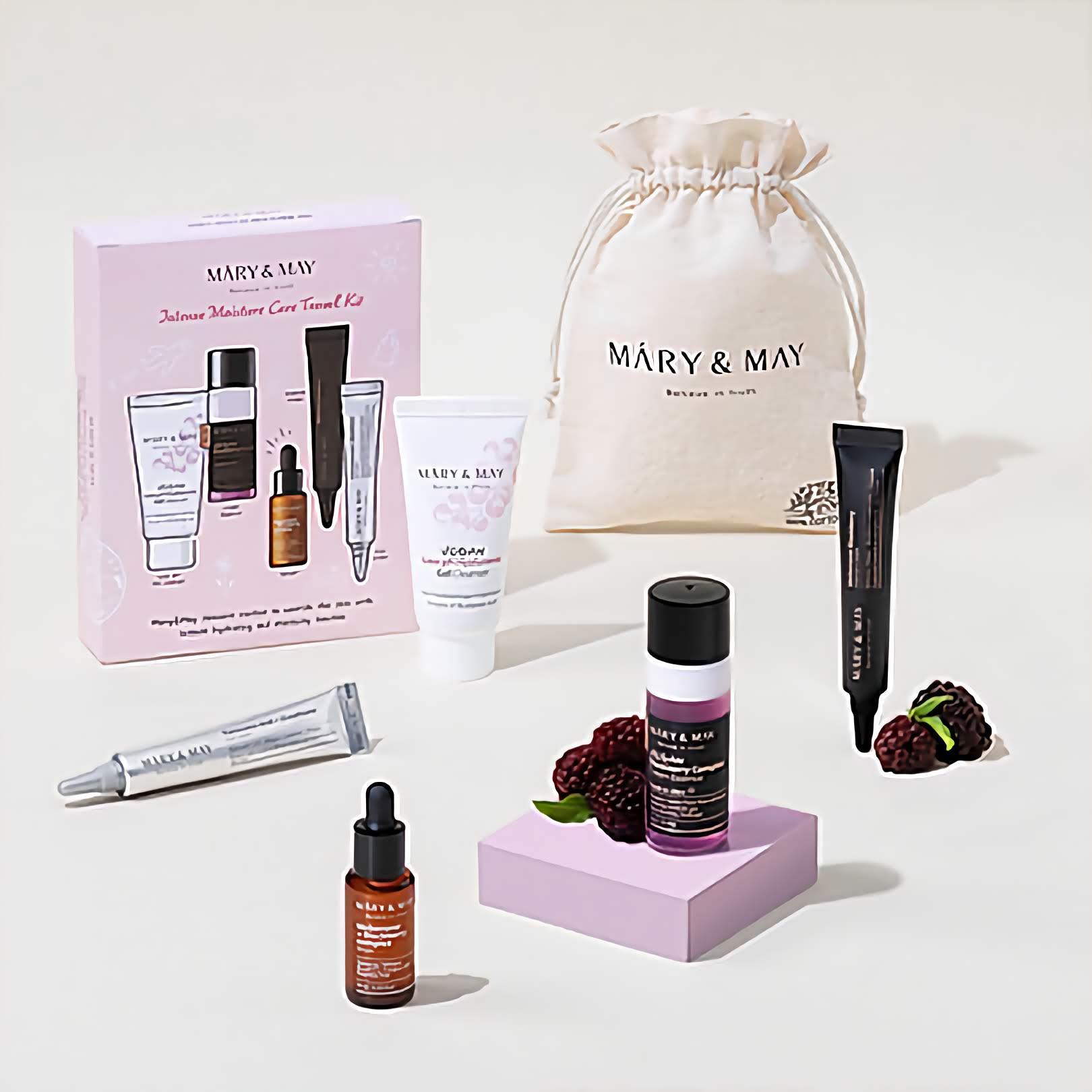 Mary&May Intense Moisture Care Travel Kit (5pcs) - Kbeauty Sale | Authentic Korean Skincare Products