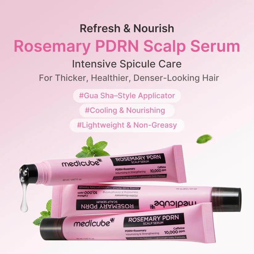 Sérum para el cuero cabelludo Rosemary PDRN de Medicube 20ml