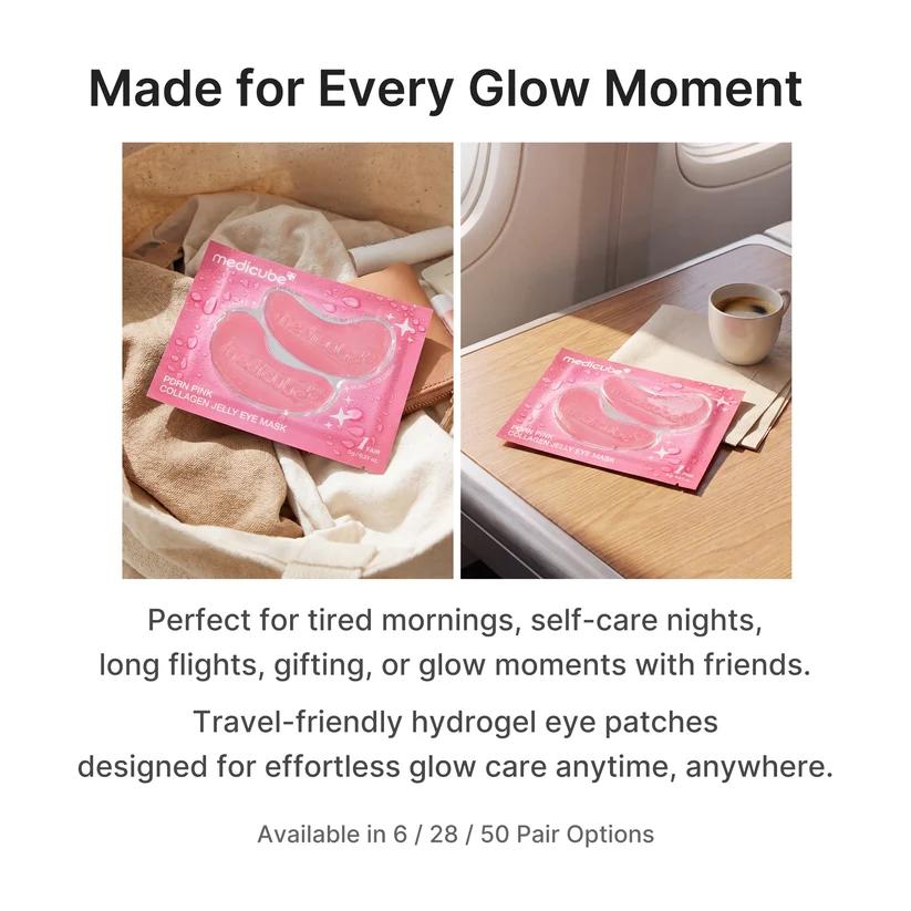 Medicube PDRN Pink Collagen Jelly Eye Mask 6Pairs