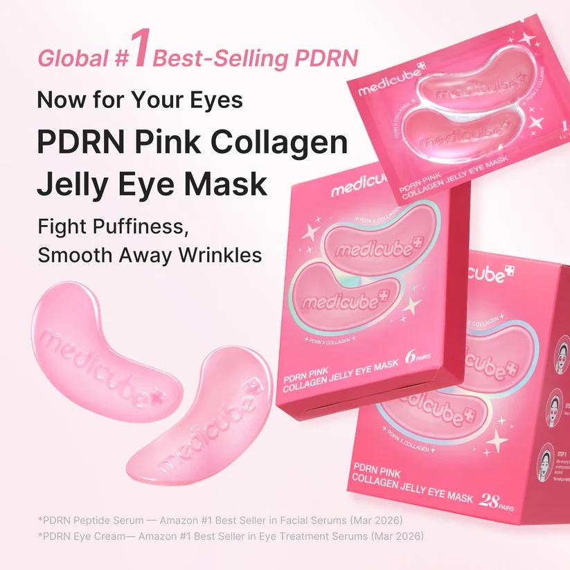 Medicube PDRN Pink Collagen Jelly Eye Mask 6Pairs