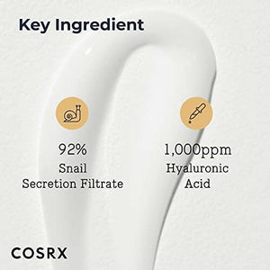 KBeauty Sale | Authentic Korean Skincare Products Ships from USA COSRX Snail Mucin 92% Moisturizer 3.52oz/ 100g, Daily Repair Gel Cream for Dry, Sensitive Skin, Not Tested on Animals, Korean Skincare.