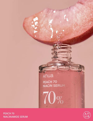 KBeauty Sale | Authentic Korean Skincare Products Ships from USA Anua Peach 70% Niacinamide Serum 30ml / Brightening, Hydrating, Glowing Complexion, Hyperpigmentation treatment For Face.