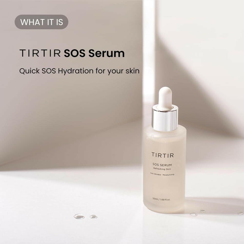 TIRTIR SOS Hydrating Polyglutamic Acid Serum 1.69 fl.oz - Kbeauty Sale | Authentic Korean Skincare Products